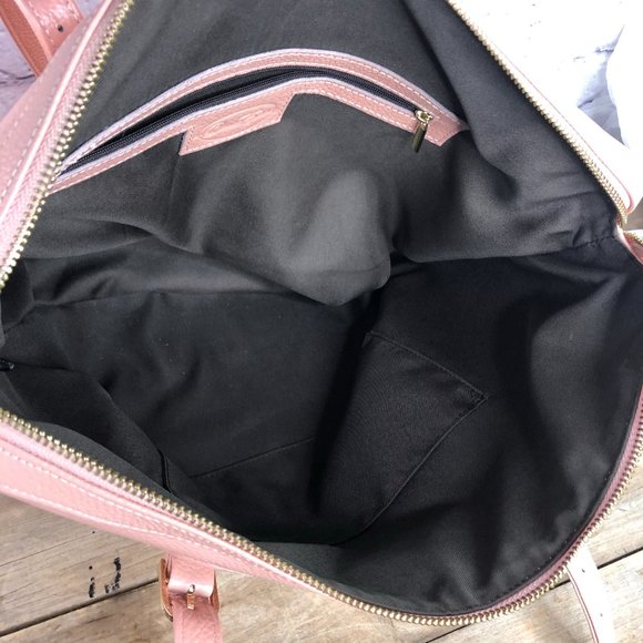 Onna Erlich convertible pink pebbled leather bag - Picture 6 of 16